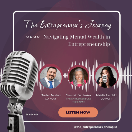 The Entrepreneur's Journey Podcast Cover Art Episode - Navigating Mental Wealth in Entrepreneurship
